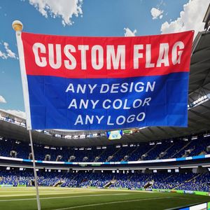 Custom Printed Business Flags Any Size Pattern Country <b>Banner</b> with Digital Printing Technique for Food Advertising - Product Image 1