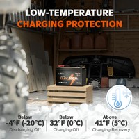 Batterie LiFePO4 LiTime 12V 100Ah Groupe 31 à décharge profonde pour moteur de pêche marine – Vente en gros