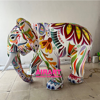 Accessoires de fête pour animaux mignons kangourou de dessin animé gonflable, kangourou gonflable avec logo à vendre