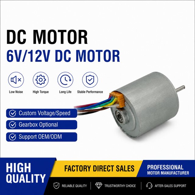 High Efficiency BL2826 Brushless DC Motor Permanent Magnet 12V 24V Low Noise Long Life 28mm Boat Fan Cosmetic Electric Bicycle