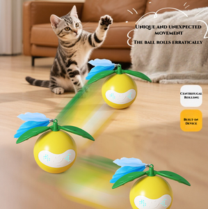 Giocattoli interattivi di fabbrica in Silicone per gatti palla automatica in movimento per cani palla giocattolo per animali domestici attivare gatti intelligenti che giocano giocattolo - Product Image 3