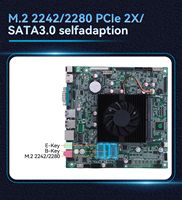 Carte mère de haute qualité Intel Jasper Lasper Lake CPU N5095 2Lan 6Com DDR4 Wi-Fi 4G 5G LVDS Distributeur automatique Mini carte mère ITX