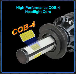 Kit Led Antibrouillard H4 H7 H11 9004 9007 Phare Led 12V 24w 2200lm Pour Voiture Camion Auto Moto - Product Image 2