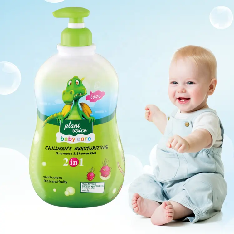 Gel di doccia organico naturale all'ingrosso del bagno dei capelli di erbe dei produttori dello Shampoo del sapone del bambino per il bambino