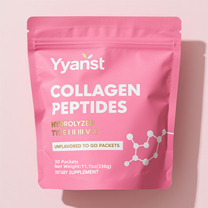 Polvo de péptido de colágeno OEM con probióticos, enzimas digestivas, promueve la fuerza de la digestión, polvo de colágeno para uñas y cabello - Product Image 1