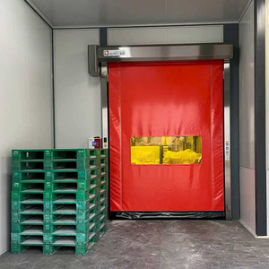 Porte rapide à fermeture éclair auto-réparatrice 0,6-1,5 m/s, rideau en PVC 1,2 mm, cadre RAL7035, sécurité MBB, 800 cycles/jour - Product Image 5