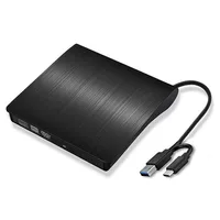 High Speed USB3.0 Type-c Support OEM 12.7MM Optical Drive External DVD Drive Plug and Play DVD-RW CD-RW for Laptop PC