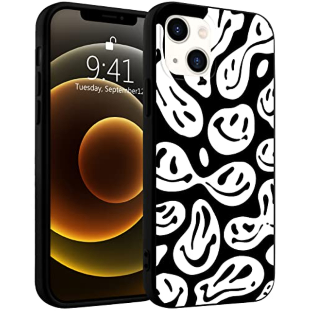 Cartoon Soft Gel Rubber Body protection Shockproof Cute Face Mobile Cellphone Liquid Silicone for iPhone 12 12Pro Phone case