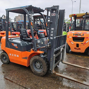 Chariot élévateur électrique à roues de 2 tonnes, diesel, d'occasion, en stock, batterie longue portée, certifié CE, écologique, utilisation intérieure/extérieure - Product Image 2