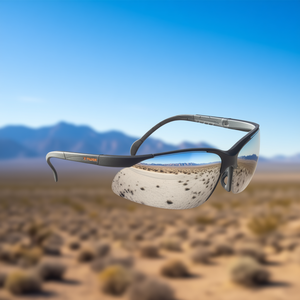 Truper LEDE-EP Lightweight Aviator <b>Sunglasses</b> With Silver Mirror Lenses, UV400 Protection, PC Frame And Lenses, Full Rim Design - Product Image 2