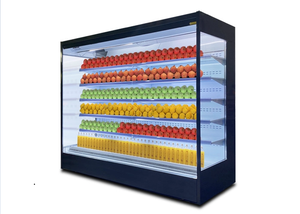 Refrigerador con cortina de <span class=keywords><strong>aire</strong></span> SPM, refrigerador con pantalla vertical para supermercado, escaparate abierto para frutas y verduras - Product Image 4