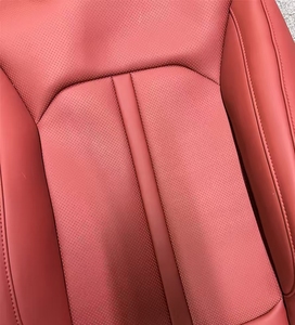 Cuscini per <span class=keywords><strong>Sedili</strong></span> Auto di Alta Qualità 2009-2014, Set Completo di Lusso per <span class=keywords><strong>Audi</strong></span> A4/A6/Q3/Q5, Coprisedili in Pelle PVC Rossi - Product Image 5