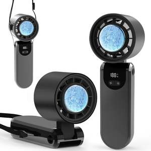 Ventilador Plegable Portátil Recargable USB de 4000mAh con Enfriamiento por Aire, Mini Ventilador de Mano Plegable - Product Image 1