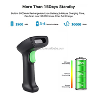 Lecteur de codes-barres 1D 2D QR MC-3003HRB Lecteur de codes QR sans fil Laser portable pour reçu Caisse enregistreuse Inventaire Chèque bancaire