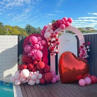 Ballon cœur gonflable géant avec pompe à air électrique - Couleurs, tailles et formes personnalisables pour les événements