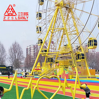 Grande Roue de Ferris Rotative pour Parc d'Attractions, Attraction Populaire et Romantique, pour Visites de Ville en Extérieur, à Vendre