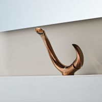 Robinet de lavabo en laiton noir mat, design créatif, pour eau froide et chaude, réglable, installation facile, vente en gros