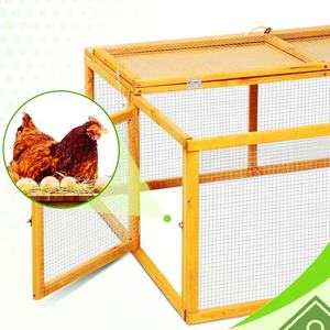 Meilleure vente en gros de maisons pliantes en bois pour animaux de compagnie cages pour petits animaux poulailler en bois clapier poulailler <span class=keywords><strong>cage</strong></span> pour volaille - Product Image 2