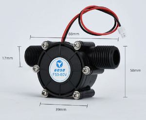 Mini Generador Hidroeléctrico de 10W, Bomba de Flujo de Agua DC 5V 12V 80V, Turbina de Conversión Hidráulica para Generadores de Energía - Product Image 6