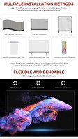 Mur publicitaire en verre HD Film de verre ultra fin Transparent Affichage de rideau LED P2.5P3.91P6 Écran LED P8 pour vitrine de magasin Auto