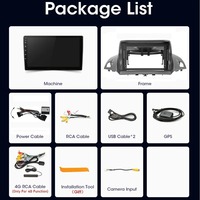 Autoradio pour Ford Kuga 2 Escape 3 C-Max 2013-2016 Mirror Link Apple CarPlay Android Auto WiFi GPS Navi Lecteur multimédia 4G Net
