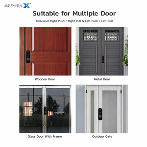 Auvinx Slimme Deurvergrendeling Smart Rim Deurvergrendeling Tuya WIFI TTLOCK Vingerafdruk Wachtwoord Kaart Afstandsbediening Digitaal Slot - Product Image 3