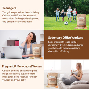 Gummies de Vitamine D3 OEM à Marque Privée – Complément pour la Santé des Os et des Dents – Usine GMP – Vente en Gros de Calcium et Vitamine D3 sous Forme de Soft Chews - Product Image 4