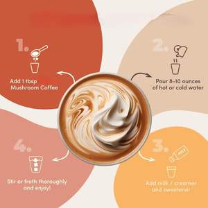 Café Orgánico con Hongos y Ashwagandha de Marca Privada OEM/ODM, Suplemento Energético con Melena de León para Mejorar la Inmunidad - Product Image 3