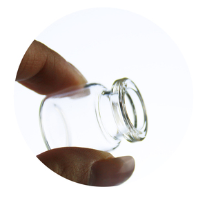 ミニクリアガラスウィッシングドリフトボトルバイアル5ml-60mlキャンディー収納用容量またはコークトップス付き小瓶 - Product Image 4