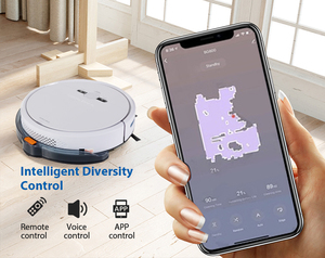 Geerlepol Thông Minh Ướt/Khô Robot Máy Hút Bụi Sàn Tự Động Lau Chức Năng Công Suất Lớn Thùng Rác Bản Đồ Cho Khách Sạn Điện - Product Image 6