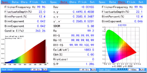 380-780nm <b>Spectrometer</b> Flicker Luminance Measurement Light Spectral Analyzer for SVM and PstLM Flickering Measurements - Product Image 2
