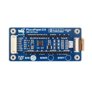 2.9Inch E-Paper E-Ink Display Module Voor Raspberry <span class=keywords><strong>Pi</strong></span> Pico, 296X128, Zwart/Wit, Spi - Product Image 5