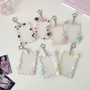 Impression UV personnalisée, film Instax Mini avec motif étoile, porte-carte en acrylique de 3 pouces, porte-clés - Product Image 2