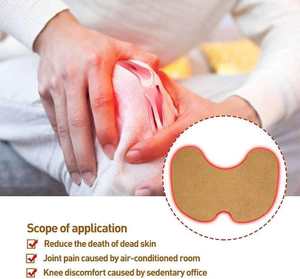 Plester Moxibustion Herbal Cina untuk Meredakan Nyeri Lutut, Stiker Wormwood untuk Perawatan Fisik pada Kaki bagi Lansia - Product Image 2