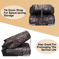 Siège de bateau pliable imperméable de haute qualité en gros, logo personnalisé, camouflage, siège de bateau marin