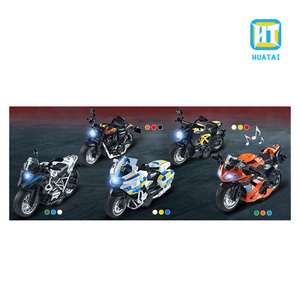 1 16 3 couleurs paquet mixte moto de course jouets moulés sous pression alliage acrylique cadre zinc métal modèle de voiture retour moto - Product Image 2
