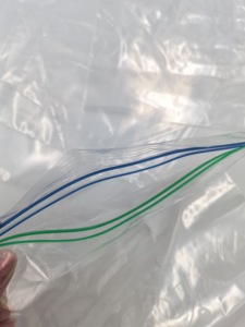 Bolsa de Embalaje Ecológica GRS 100% PE Reciclado, Bolsa Transparente Reutilizable con Cierre para Almacenamiento de Alimentos en Refrigerador, Venta al por Mayor y Menor - Product Image 2