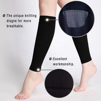 Manchons de compression pour mollets pour hommes et femmes - Cyclisme, Sports - Attelle de compression pour jambes, Aide à soulager la douleur - Tailles Xxxl Xl Xxxxl Xxxxxl