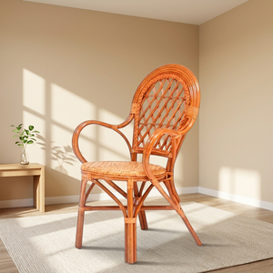 Hot Selling Handmade Modern Rattan Bali <b>Bistro</b> Dining Chair-Stylish Cozy Design for Villa & Hotel Dining Rooms - Product Image 3
