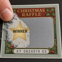 Krasloten voor de feestdagen met kerstthema voor merkspellen, vierkante en ronde hoeken, en op maat ontworpen en bedrukt voor klantencadeaus.