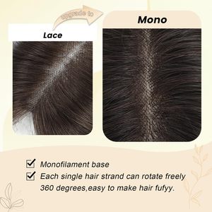 Peluca de Cabello Natural de 14 Pulgadas para Mujer, Sistema de Cabello Virgen Invisible, 100% Cabello Humano, Proveedor Destacado - Product Image 2