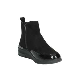 Botines de cuña suaves para mujer Cinzia, color negro IV420285 - Product Image 4