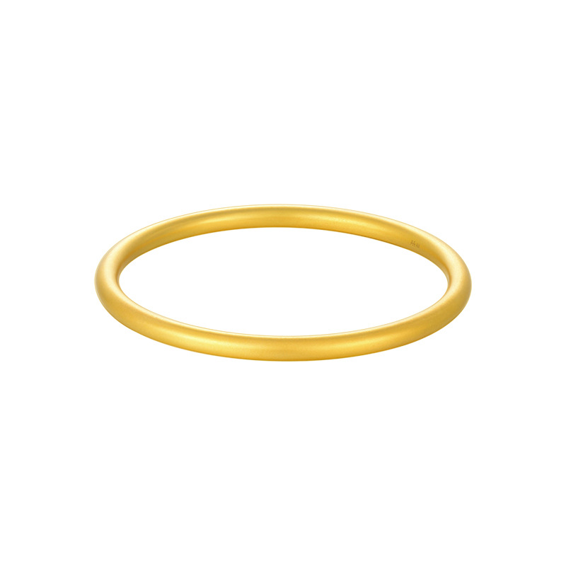 Bracelet anneau uni pied or [environ 4]