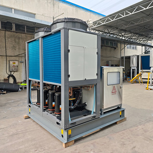 Sistema de Bomba de Calor Industrial de Fuente de Aire para Agua Fría y Caliente, Temperatura Constante de 2°C a 25°C, R-410A, 380V, Construcción Metálica - Product Image 2