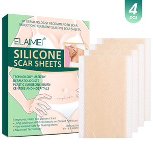 Elaimei Gel réparateur et cicatrisant, Patch en silicone auto-adhésif <span class=keywords><strong>pour</strong></span> cicatrices, vergetures, brûlures, accouchement par césarienne, Soin de beauté - Product Image 2