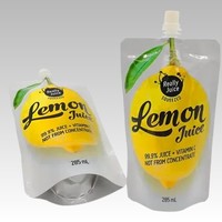 Sachets souples personnalisés à bec verseur, résistants à la chaleur et au froid, pour boissons bouillables, emballage alimentaire liquide de qualité alimentaire, 100 pièces, pour couches et tampons
