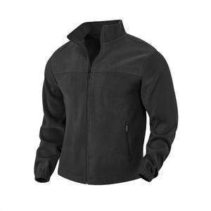 Veste polaire pour homme Temu, épaisse, coupe-vent, avec fermeture éclair, col montant, pour les loisirs en plein air, ourlet arrondi, type combiné, printemps, automne, hiver - Product Image 4