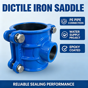 Collier de serrage <span class=keywords><strong>en</strong></span> <span class=keywords><strong>fonte</strong></span> <span class=keywords><strong>ductile</strong></span> FH Factory <span class=keywords><strong>D400</strong></span> avec joint EPDM pour système d'eau potable - Product Image 4