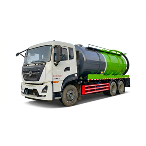 Camion aspirateur Dongfeng KL 22-25m3, 10 pneus, moteur Cummins, boîte de vitesses rapide, jet haute pression et camion d'aspiration de boues robuste - Product Image 1