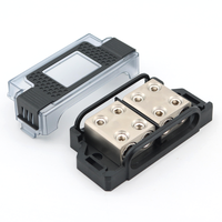 Bloc de distribution d'alimentation en cuivre à 2 voies, 2 entrées, 150A, 24V, répartiteur d'amplificateur audio pour voiture